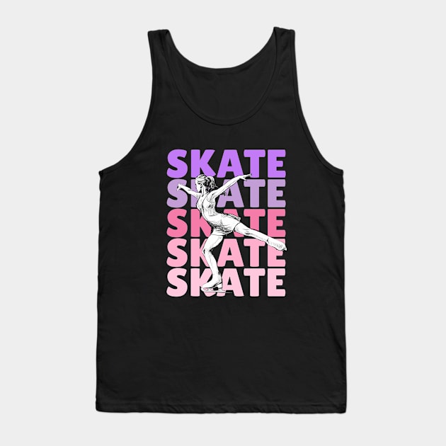 Figure Skating - Skate Tank Top by Kudostees